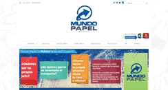 Desktop Screenshot of mundopapel.net