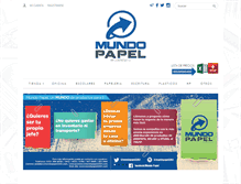 Tablet Screenshot of mundopapel.net